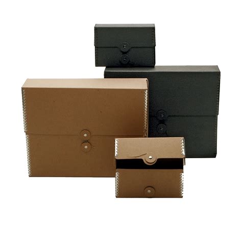 kraft metal edge box with brown paper|Convenient Storage .